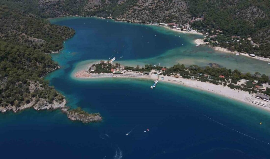 Türkiye’nin turizm vitrini olan Ölüdeniz Kumburnu Tabiat Parkı’nda bulunan Kumburnu