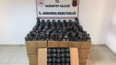 Gaziantep’te jandarma ekiplerince 3 ayrı iş yerine yapılan operasyonda 1