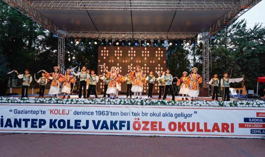 Gaziantep Kolej Vakfı (GKV) Özel İlkokulu öğrencileri tarafından gerçekleştirilen geleneksel