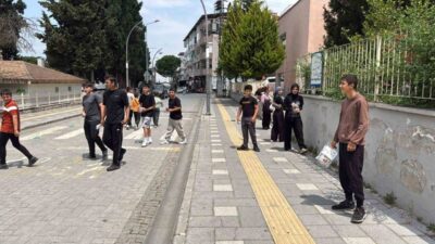 Manisa’nın Gördes ilçesinde Liselere Geçiş Sistemi (LGS) kapsamında gerçekleştirilen merkezi
