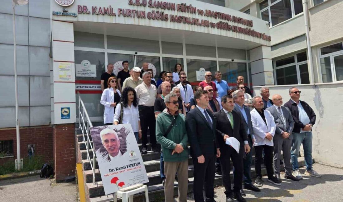 Samsun’da görevi başındayken öldürülen Dr. Kamil Furtun, sağlık çalışanları tarafından
