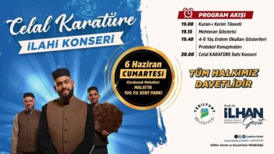 Yeşilyurt Belediyesi, Malatyalıları manevi atmosferi yüksek özel bir programda bir