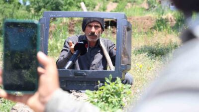 Elazığ’da inşaat işçiliğini bırakıp çobanlığa başlayan Yılmaz Uygur, derede bulduğu