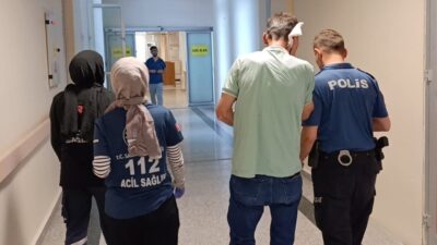 Adıyaman’da bir inşaattan düşen malzemenin yolda yürüyen vatandaşa isabet etmesi