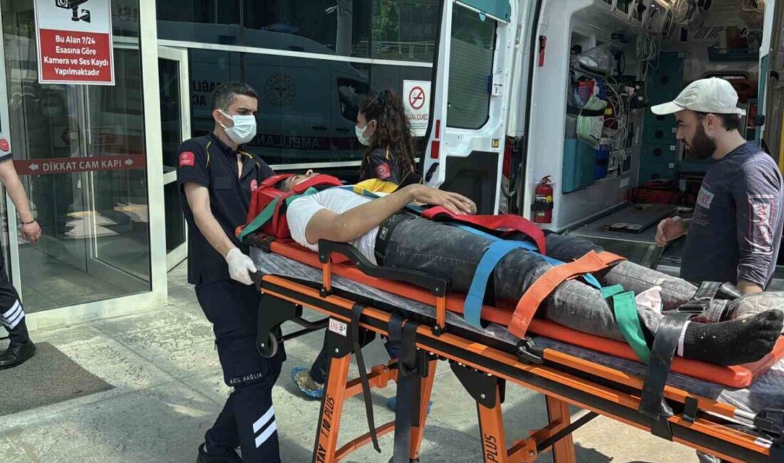 Karabük’te inşaatta çalıştığı sırada 4’üncü kattaki iskeleden düşen yabancı uyruklu
