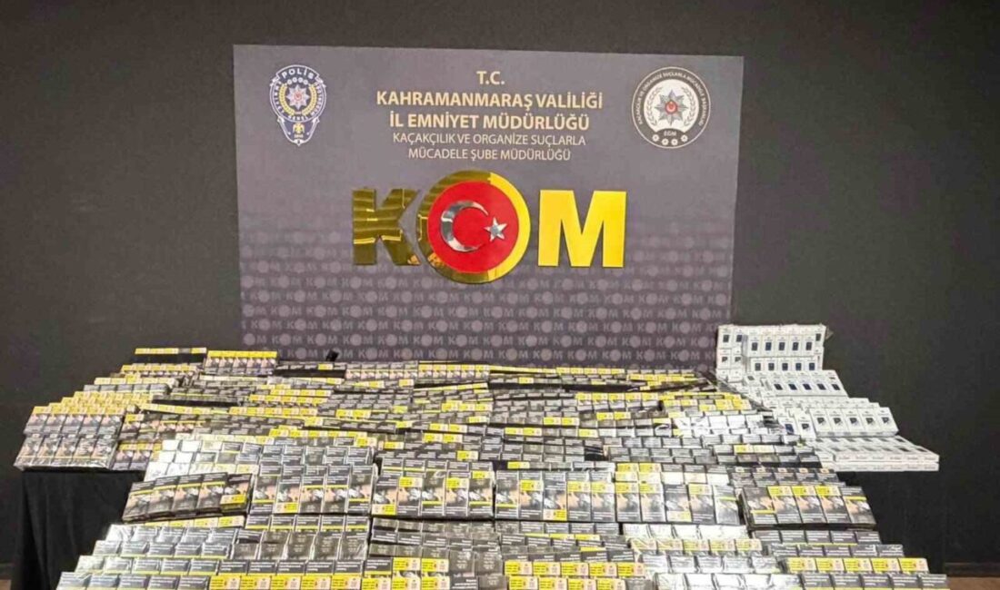 Kahramanmaraş’ta polis ekiplerince düzenlenen üç ayrı operasyonda 149 bin 200