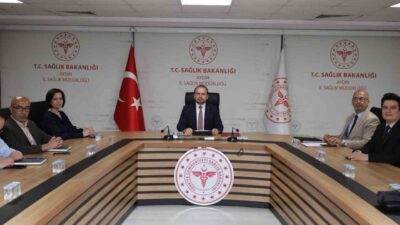 Aydın İl Sağlık Müdürü Dr. Eser Şenkul başkanlığında, ilgili kurumların