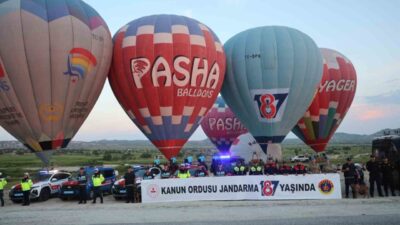 Jandarma Genel Komutanlığı’nın 187. kuruluş yıl dönümü etkinlikleri kapsamında Kapadokya’da