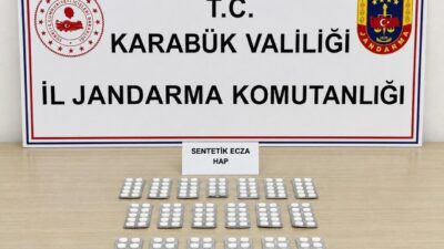 Karabük’te jandarma ekiplerince düzenlenen uyuşturucu operasyonlarında sentetik ecza, skunk ve
