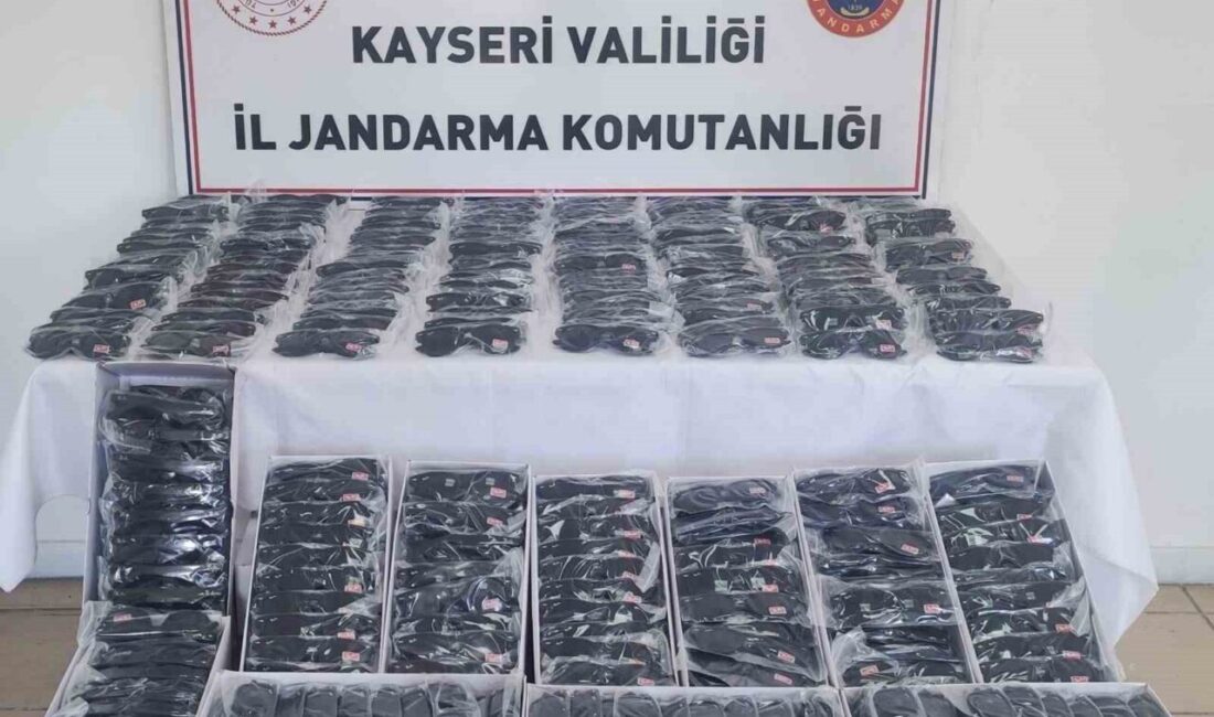 Kayseri’de jandarma ekipleri tarafından yapılan çalışmalarda, piyasa değeri 3 milyon