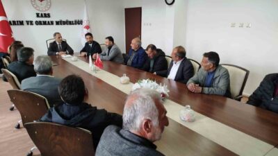 Kars Damızlık Sığır Yetiştiricileri Birliği Başkanlığına yeniden seçilen Eren Alp