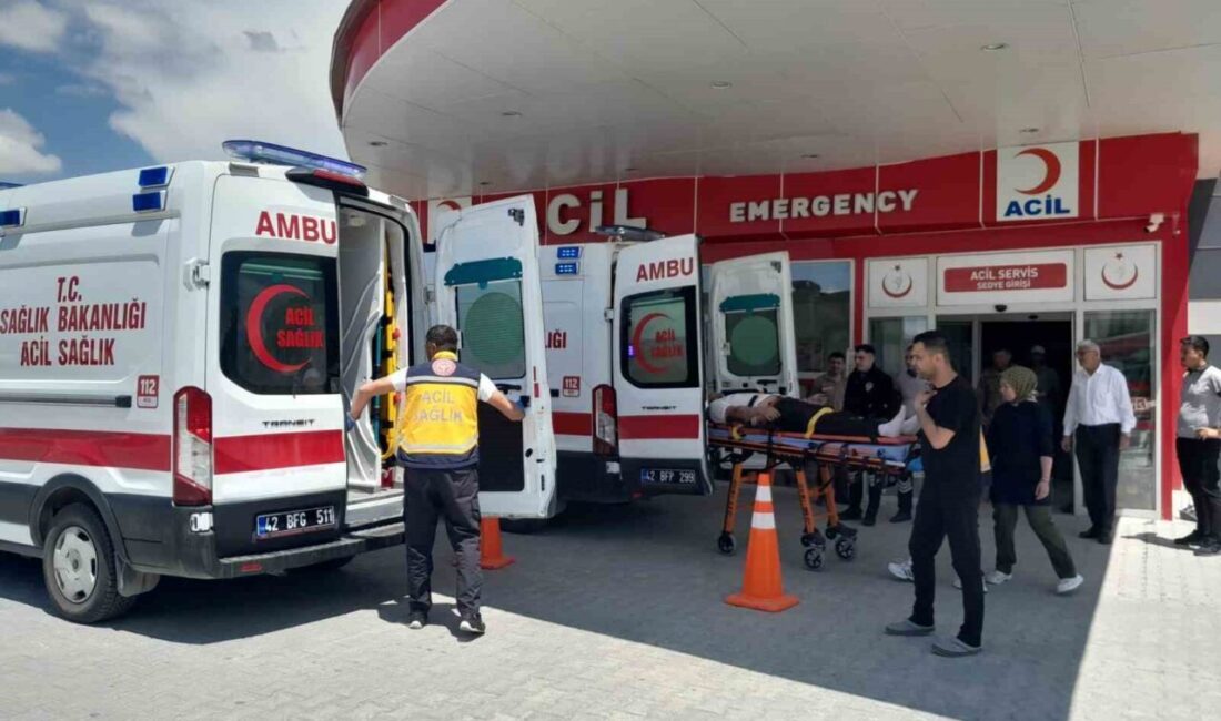Konya’nın Karapınar ilçesinde otomobilin kontrolden çıkarak takla atması sonucu aynı