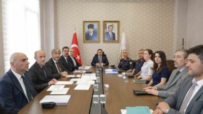 Kütahya Valisi Musa Işın başkanlığında, çocukların eğitim süreçlerinin güvenliğine yönelik