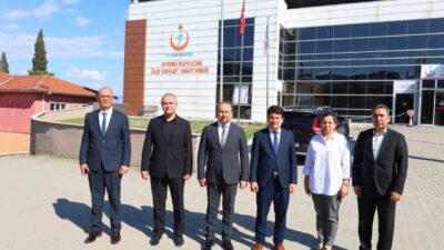 Aydın Sağlık Müdürü Dr. Eser Şenkul, saha ziyaretleri kapsamında Kuyucak