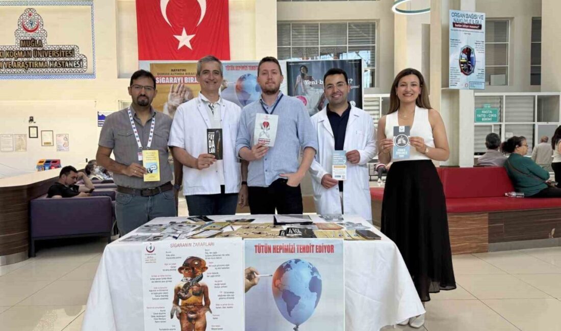Muğla Eğitim ve Araştırma Hastanesinde, ” Dünya Tütünsüz Günü” kapsamında