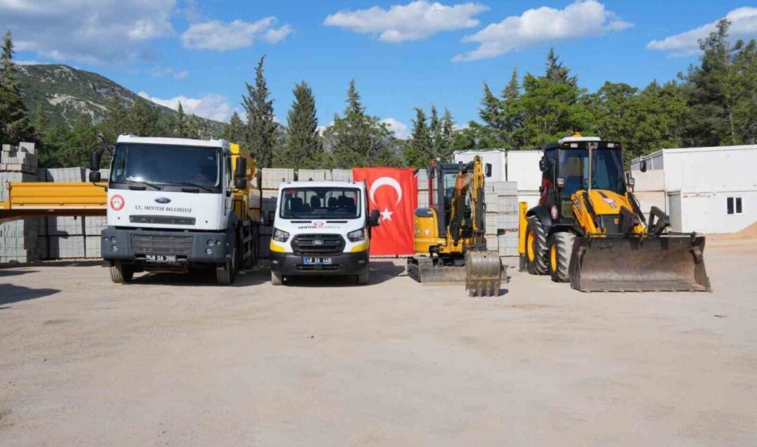 Menteşe Belediyesi, altyapı, bakım ve onarım çalışmalarının hızını ve teknik