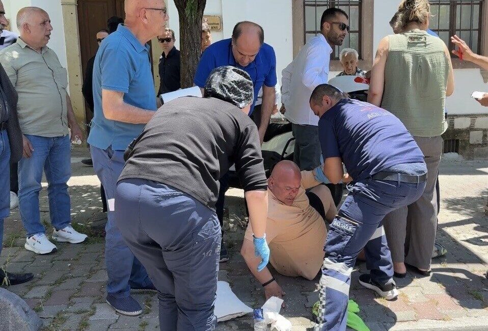 Muğla’nın Menteşe ilçesinde meydana gelen tek taraflı motosiklet kazasında bir