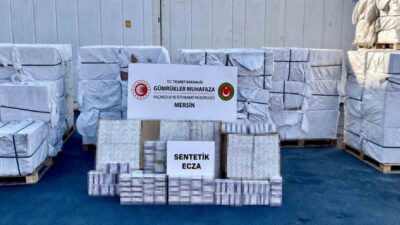 Mersin Limanında gerçekleştirilen operasyonda piyasa değeri yaklaşık 4 milyar 960