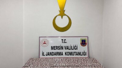 Mersin’de jandarma ekiplerinin uyuşturucu madde ticaretine yönelik düzenlediği operasyonda 7