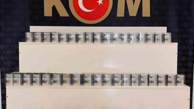 Muş’ta polis ekiplerince düzenlenen operasyonda 499 paket kaçak sigara ele