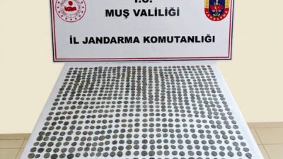 Muş’un Bulanık ilçesinde jandarma ekiplerince düzenlenen operasyonda, Bizans dönemine ait