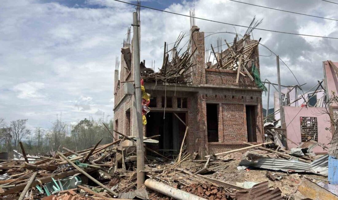 Myanmar’da meydana gelen henüz nedeni bilinmeyen patlamada en az 55