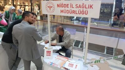 Niğde İl Sağlık Müdürlüğü; 31 Mayıs Dünya Tütünsüz Günü kapsamında