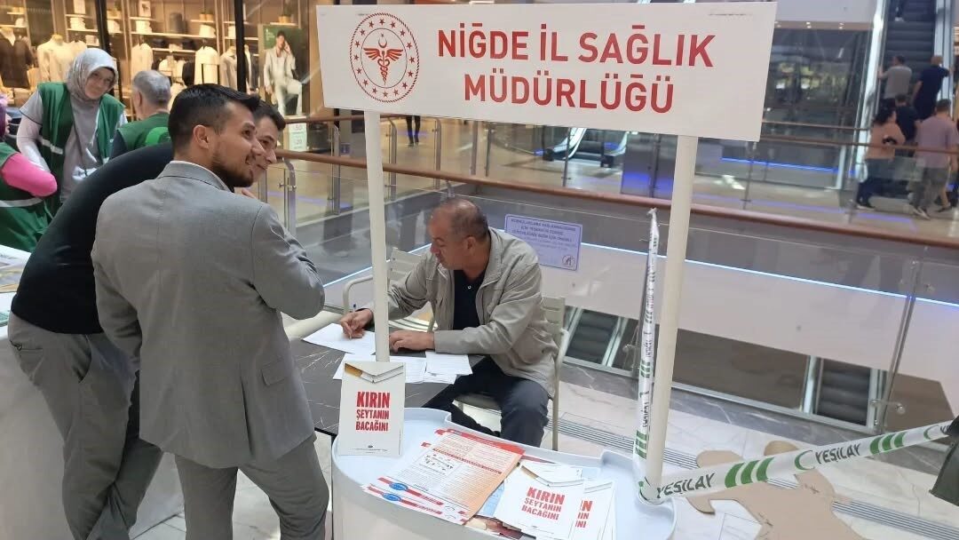 Niğde İl Sağlık Müdürlüğü; 31 Mayıs Dünya Tütünsüz Günü kapsamında