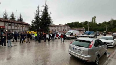 Niğde’de aşırı yağış nedeniyle meydana gelen selde suya kapılan bir