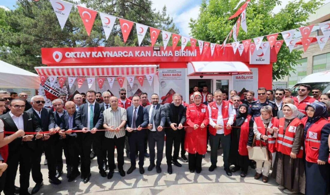 Türk Kızılay tarafından gönüllü kan bağışına yönelik farkındalık çalışmalarına destek