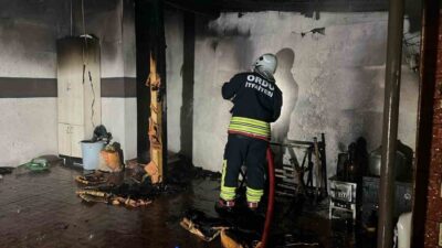 Ordu’nun Perşembe ilçesinde cami lojmanında çıkan yangında imam yaralandı, 3