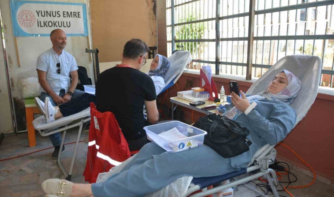 Ordu’nun Ünye ilçesinde, Türk Kızılay ve Yunus Emre İlkokulu iş