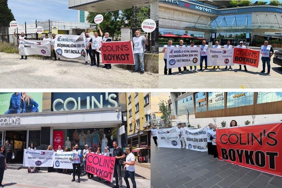Öz İplik İş Sendikası, Colin’s Eroğlu Moda iş yerinde işçilerin