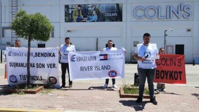 Öz İplik İş Sendikası’nın Türkiye genelinde eş zamanlı olarak gerçekleştirdiği