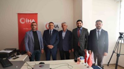 Iğdır Üniversitesi Rektörü Prof. Dr. Ekrem Gürel, iadeyi ziyaret kapsamında