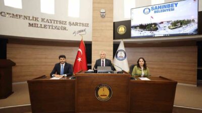 Şahinbey Belediyesi Haziran ayı olağan meclis toplantısının birinci oturumu Şahinbey