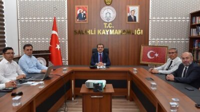 Manisa’nın Salihli ilçesinde Haziran ayı İlçe Yatırım İzleme Toplantısı, Kaymakam