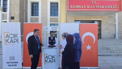 Adıyaman’ın Samsat ilçesinde vatandaş ile devlet arasında köprü özelliği taşıyan