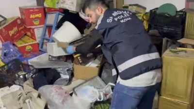 Samsun’da düzenlenen operasyonda çok sayıda kaçak ürün ele geçirilirken, 2