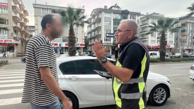 Samsun’da mobil uygulamalar üzerinden müşteri aldığı belirlenen korsan taksilere yönelik