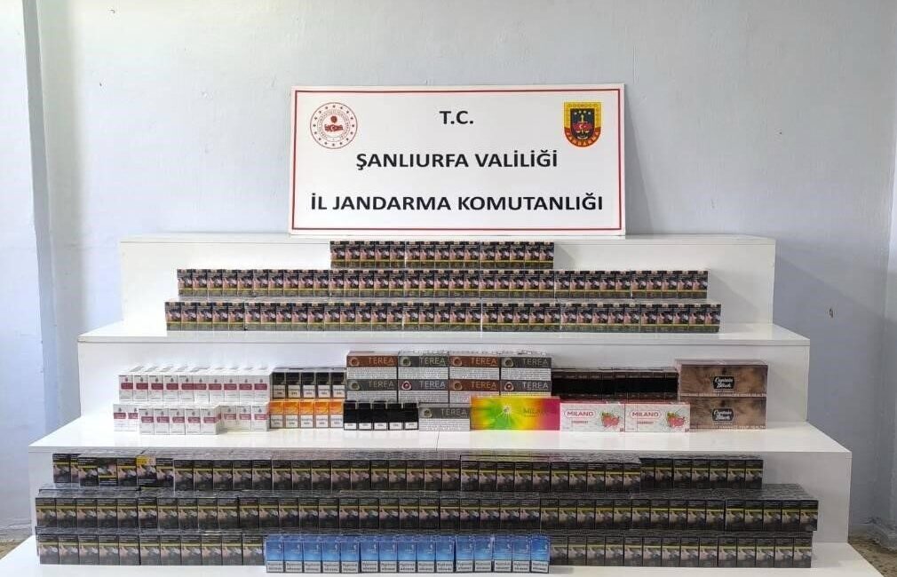 Şanlıurfa’nın Viranşehir ilçesinde gerçekleştirilen denetim ve operasyonlarda binlerce kaçak sigara