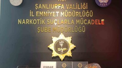 Şanlıurfa’da polis ekipleri tarafından gerçekleştirilen uyuşturucu operasyonunda 3 kişi gözaltına
