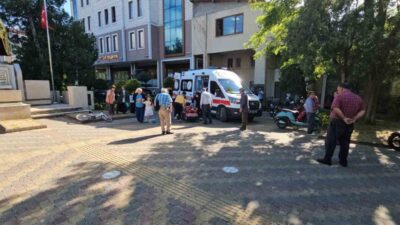 Kastamonu’nun Cide ilçesinde sıcak hava nedeniyle fenalaşan ve yere düşmesi