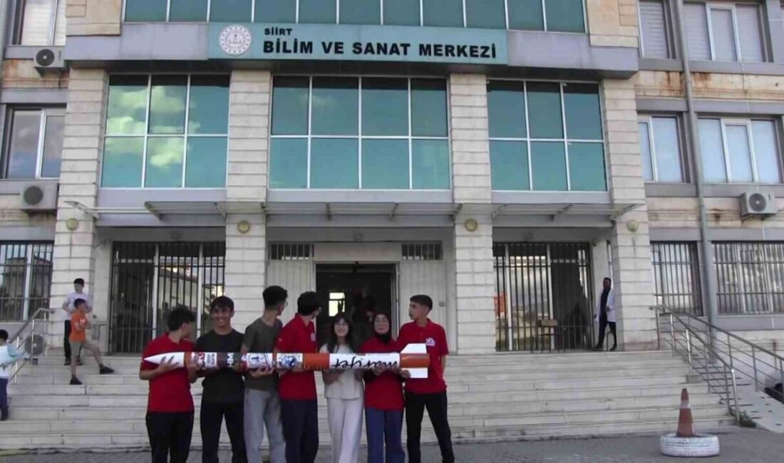 Siirt Bilim ve Sanat Merkeznde 6 öğrenciden oluşan “Marifet Roket