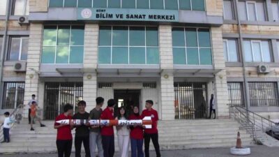 Siirt Bilim ve Sanat Merkeznde 6 öğrenciden oluşan “Marifet Roket