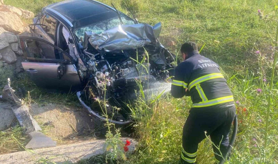 Siirt-Kurtalan karayolunda meydana gelen trafik kazasında bir kişi ağır yaralandı.
