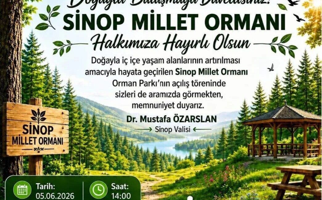 Sinop’ta vatandaşların doğayla iç içe vakit geçirebileceği yeni yaşam alanlarından