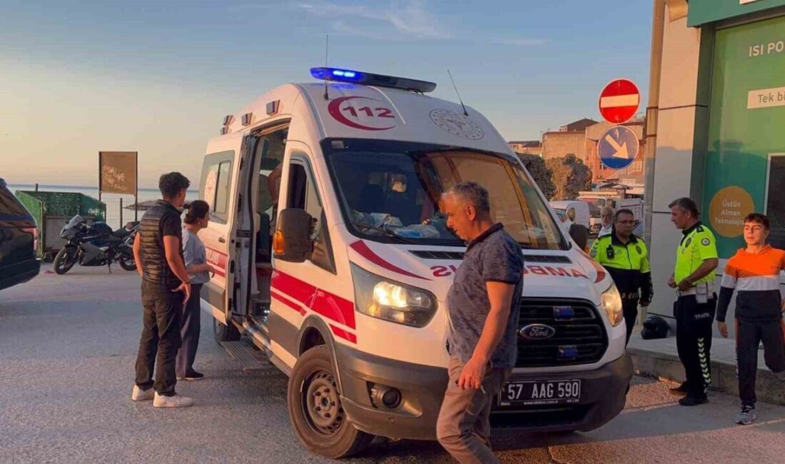 Sinop’ta seyir halindeki motosikletin devrilmesi sonucu meydana gelen kazada 1
