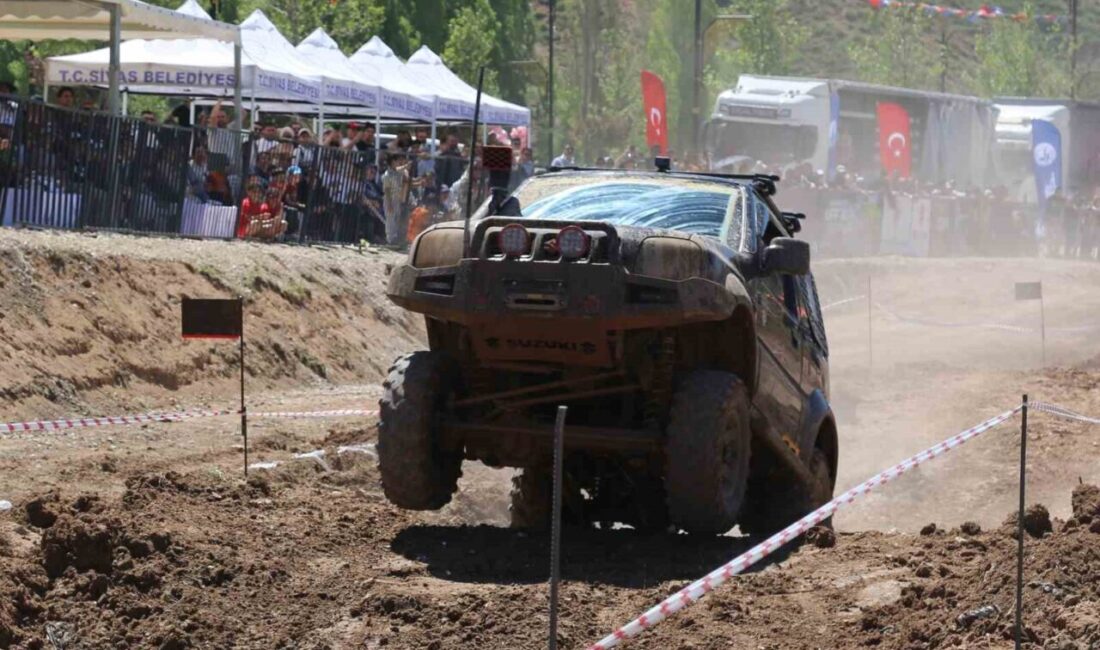 Sivas Belediyesi’nin öncülüğünde düzenlenen Off Road Oyunları, adrenalin dolu anlara