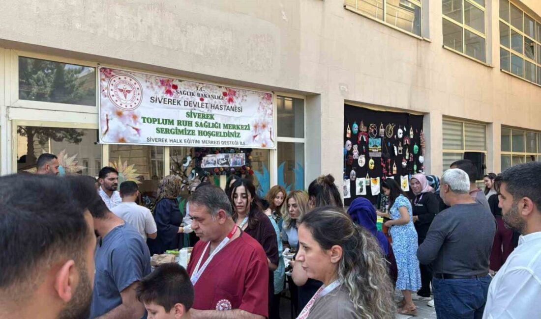 Şanlıurfa’nın Siverek ilçesinde Devlet Hastanesi Toplum Ruh Sağlığı Merkezi tarafından